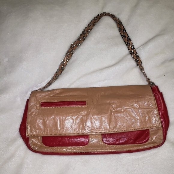 🧡ANDREW Marc Leather Color Block Purse - Picture 1 of 6